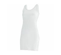 Skinnifit Womens Extra Long Stretch Tank Top White Small