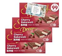 Skinny Bar Bundle With Skinny Dream Cherry Bakewell Snack Bar (3 Pack) - By Oerich Gift