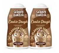 Skinny Barista Cookie Dough Flavour Coffee Syrup, Sugar Free, 2 x 60ml - 60 Drinks, Vegan & Gluten Free, for Lattes, Iced Coffee & Milkshakes