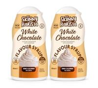 Skinny Barista White Chocolate Flavour Coffee Syrup, Sugar Free, 2 x 60ml - 60 Drinks, Vegan & Gluten Free, for Lattes, Iced Coffee & Milkshakes