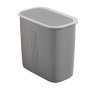 Skinny Bathroom Trash Can - Home Bedside Push Garbage Bin, Odor-Proof Rectangular Trash Can with Lid for Laundry Room, Commercial, Restaurant, Kitchen, Hospital Multi-Use Waste Bin