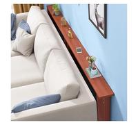 Skinny Black Behind Couch Table 59"x8" Waterproof & Scratch-Resistant Shelf Easy Clean 0.6" Thick Wood Narrow Entryway Table for Living Room Brown Finish Perfect for Small Spaces