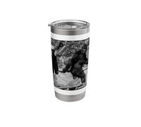 Skinny Bob Alien and Sasquatch Forest Encounter Stainless Steel Insulated Tumbler
