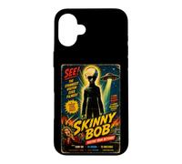Skinny Bob Visitor From Beyond Classic Science Fiction Alien Case for iPhone 16 Plus