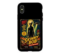 Skinny Bob Visitor From Beyond Classic Science Fiction Alien Case for iPhone X/XS