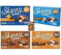 Skinny Cereal Bars Toffee, Chocolate Orange, Double Chocolate and Coconut and Dark Chocolate Whip with Kitchenfella Healthy Eating Guide