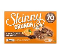 Skinny Crunch Orange Chocolate Snake Bar Less than 75 Cal Pack of 5 20g Bars