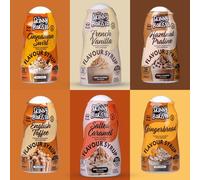 Skinny Food Co Barista Shots Coffee Syrup Set - Pack of 6 x 60ml - Keto, Fat Free, Low Calorie, Sugar Free - Vegan Friendly