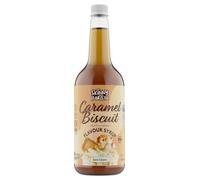 Skinny Food Co Caramel Biscuit Coffee Syrup - Sugar Free 1L Coffee Syrup | Zero calorie syrup for coffee, tea, hot chocolate, protein drinks, desserts and baking. Vegan, gluten-free and fat-free.