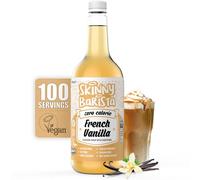 Skinny Food Co French Vanilla Coffee Syrup - Sugar Free 1L - Zero Calorie Coffee Syrup For Coffee, Tea, Hot Chocolate, Fruit, Protein Drinks - Vegan-Friendly, Gluten-Free & Fat-Free