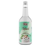 Skinny Food Co Mint Syrup For Coffee 1L - Sugar Free Coffee Syrups | Zero calorie syrup for coffee, tea, hot chocolate, protein drinks, desserts and baking. Vegan, gluten-free and fat-free.