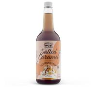 Skinny Food Co Salted Caramel Syrup Zero Calorie 1L Sugar Free Coffee Syrup | Zero calorie syrup for coffee, tea, hot chocolate, protein drinks, desserts and baking. Vegan, gluten-free and fat-free.