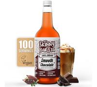 Skinny Food Co Smooth Chocolate Syrup For Coffee 1L - Sugar Free Coffee Syrups - Zero Calorie Syrup For Tea, Hot Chocolate, Fruit, Baking, Protein Drinks - Vegan-Friendly, Gluten-Free