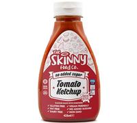 Skinny Food Co Sugar Free Ketchup 425ml, Tomato Sauce Vegan & Keto-Friendly | Virtually zero calorie tomato ketchup for dipping, burgers, chips and cooking. Gluten free, fat free and full of flavour.