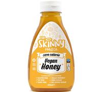 Skinny Food Co Vegan Honey Syrup 425ml - Sugar Free Honey Zero Calorie Syrup For Breakfast, Coffee, Pancake, Snacks & Desserts - Vegan, Gluten-free, Keto & Paleo Friendly Skinny Syrups