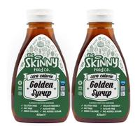 Skinny Food Sugar Free Golden Syrup x 2! Zero Calorie Syrup For Breakfast, Snacks, Drinks & Desserts - Vegan, Gluten-free, Keto & Paleo Friendly Golden Syrup -