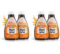 Skinny Food Syrupp, Sugar Free Maple Syrup x 2! Zero Calorie Syrup For Breakfast, Snacks, Drinks & Desserts - Vegan, Gluten-free, Keto & Paleo Friendly. (Pack of 2)