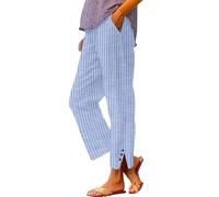 Skinny Joggers Women Ladies Gym Trousers Straight Leg Italian Made Trousers Denim Cargo Pants Women Post Partum Leggings High Waist Palazzo Pants for Sky Blue L