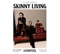 Skinny Living Liverpool A3 Print Poster Wall Art Home Decor Album Gift Present Photo Living Room Dining Room Bedroom Unframed Concert Tour Gig Arena Stadium Music