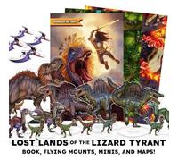 Skinny Minis Lost Lands Complete Collection, One Shot Wonders DND Book, Mini Dinosaur Figures, Fantasy Miniatures & D&D Books 5E Set