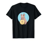Skinny Pig Holding a Doughnut T-Shirt