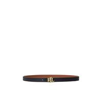 Skinny Reversible Leather Belt - Brown/Black - female - Ralph Lauren - Belts - Black - M - Accessories M