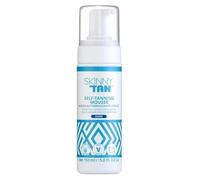 Skinny Tan Dark Mousse 150ml, Instant Fake Tan Mousse, Coconut and Vanilla Aroma, Cruelty Free & Vegan Skincare for Radiant Natural Glow - Easy to Apply