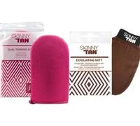 SKINNY TAN DUAL TANNING MITT AND EXFOLIATING MITT