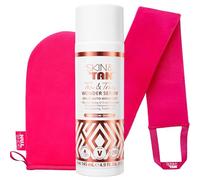 Skinny Tan Wonder Serum Fake Tan - Streak Free Self Tan with Youth Boosting Q10, Vitamin E & Aloe vera for Hydrating Skincare, Vegan & Cruelty Free - Medium, 145ml Plus Mitt & Back Applicator