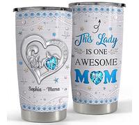 Skinny Tumbler Stainless Steel Thermal Coffee Cups Reusable Insulated Travel Mug for Christmas Dad Valentine's Day 590 Ml Personalized Mom Tumbler Turtle Jewelry Style