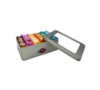 Skinny Whip and Crunch Bars x 15 in a Tin - Mixed Flavours - Low-Calorie Snack Under 100 Calories x 300g