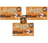 Skinny Whip Bars Toffee 5x20g x3 Packs and Kitchenfella Top 10 Movie Treats