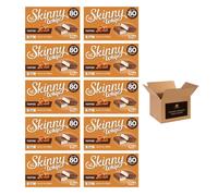 Skinny Whip Dark Chocolate Bars - Less Than 80 Calories - High Fibre Vegetarian Snack | Chocolate Treats - Xmas Party Kids Adults Snack Bars (Pack 10, Toffee)