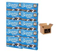 Skinny Whip Dark Chocolate Bars - Less Than 80 Calories - High Fibre Vegetarian Snack | Chocolate Treats - Xmas Party Kids Adults Snack Bars (Pack 10, Coconut & Dark Chocolate)