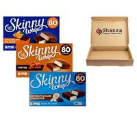 Skinny Whip Multipack with Chocolate Orange Bars 5x20g, Coconut & Dark Chocolate Bars 5x 20g and Toffee Chocolate Bars 5x 20g