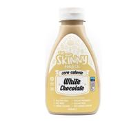 Skinny White Chocolate Sauce with Savour the Essence Positive Affirmations QR Code | Healthy Dessert Sauce | Sugar Free | Zero Calorie