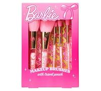 Skinnydip London Barbie Make Up Brush Set With Reusable Travel Pouch