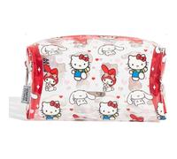 Skinnydip Makeup Bag/Pencil Case - Skinnydip Gift, Clear Travel Makeup Bag, Easy Glide Zipper (Hello Kitty Makeup Git Bag)
