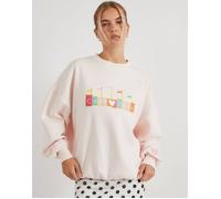 SKINNYDIP Women's Disney Where Dreams Do Come True Sweatshirt in Pink | Size: Large Skinnydip Pink L