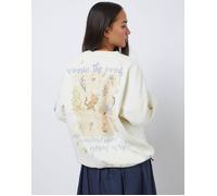 SKINNYDIP Women's Disney Winnie the Pooh Grow Wild Sweatshirt in White | Size: Medium Skinnydip White M