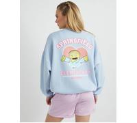 SKINNYDIP Women's The Simpsons Springfield Elementary Sweatshirt in Blue | Size: Medium Skinnydip Blue M