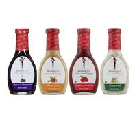 Skinnygirl Salad Dressing Variety Pack - Including Balsamic Vinaigrette, Honey Dijon, Raspberry Vinaigrette, & Poppyseed - 8 oz Bottles - By Veher