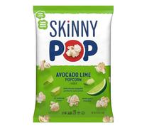 SkinnyPop Avocado Lime Popcorn, Gluten Free, GMO Free Snacks, Skinny Pop, 125ml Food Size Bag