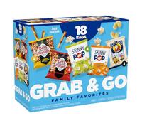 SkinnyPop Family Favorites Multipack, Original, Kettle Corn, Dot's Original and Honey Mustard, Pirate Prey Healthy Snacks, 14g Individual Size (Pack of 18)