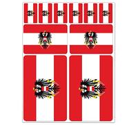 SkinoEu 10 x Vinyl Stickers Decals Austria Austrian Eagle National Flag Car Motorcycle Scooter Helmet D 2