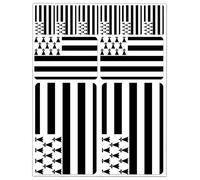 SkinoEu 10 x Vinyl Stickers Decals Brittany Bretagne National Flag Car Motorcycle Scooter Helmet D 4