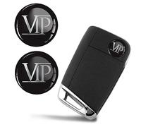 SkinoEu 2 x Diameter 14 mm Sticker VIP Key Emblem Stickers for Remote Control Car Moto Logo Key Badge Tuning KSK 23