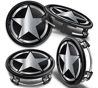 SkinoEu 75mm Wheel Centre Caps Car Compatible with Mercedes-Benz CM 43