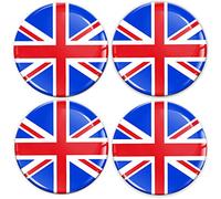 SkinoEu Car Sticker for Wheel Trims Hub Caps Hub Caps Wheel Sticker 55 mm UK Flag A 6955