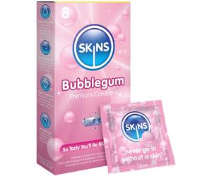 Skins Bubblegum Premium Condoms (8 Pack)